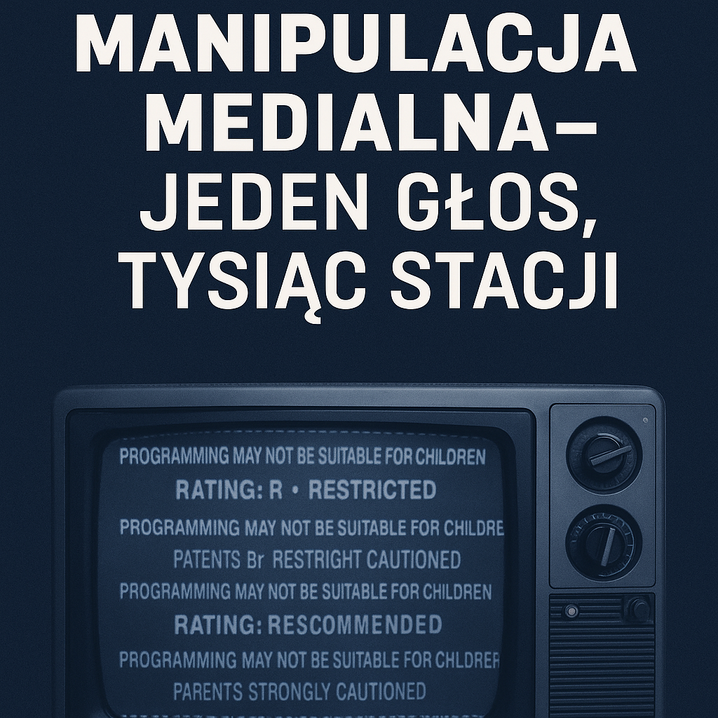 📺 Manipulacja medialna – jeden głos, tysiąc stacji