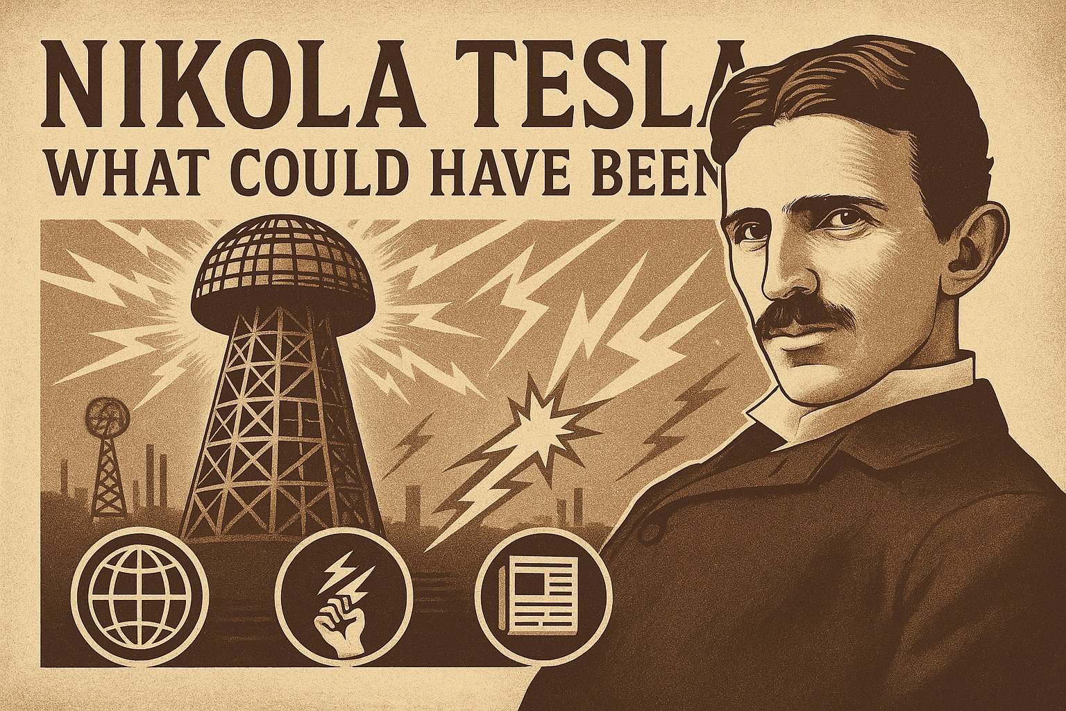 Nikola Tesla – zablokowany geniusz, który mógł zmienić świat (gdyby mu pozwolono)